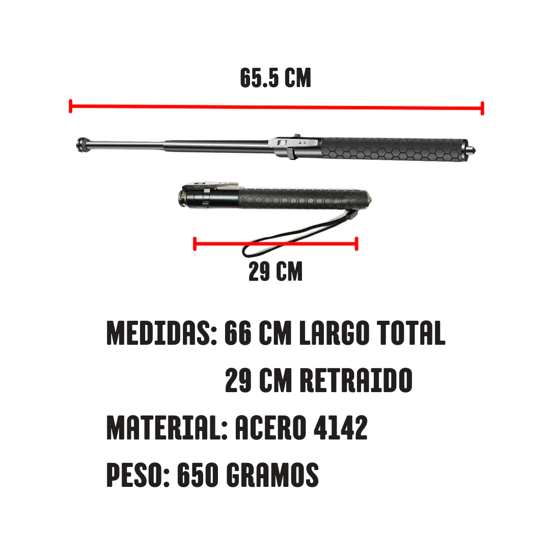 Baston Retráctil Automático MEGA - Image 3