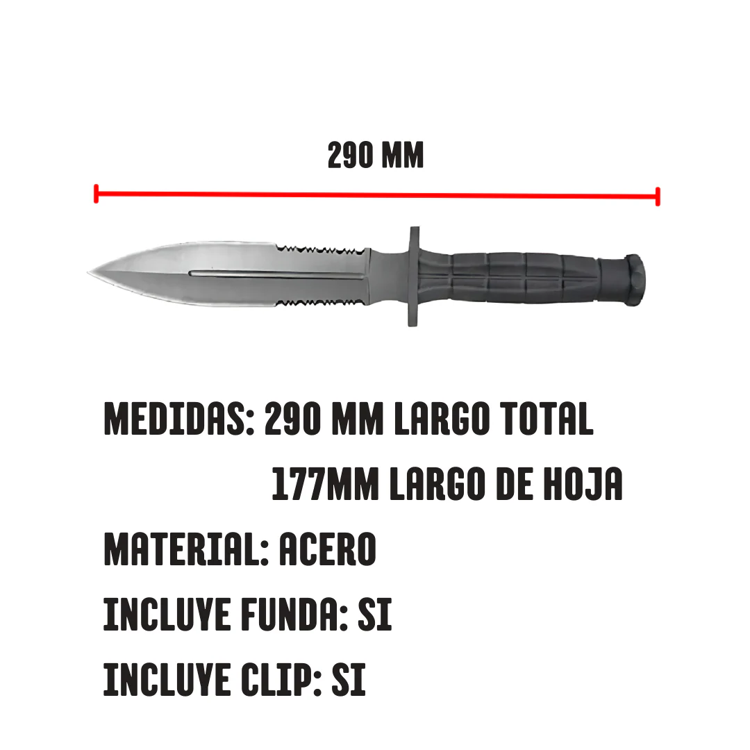 Cuchillo Doble Filo LT 9409 - Image 5