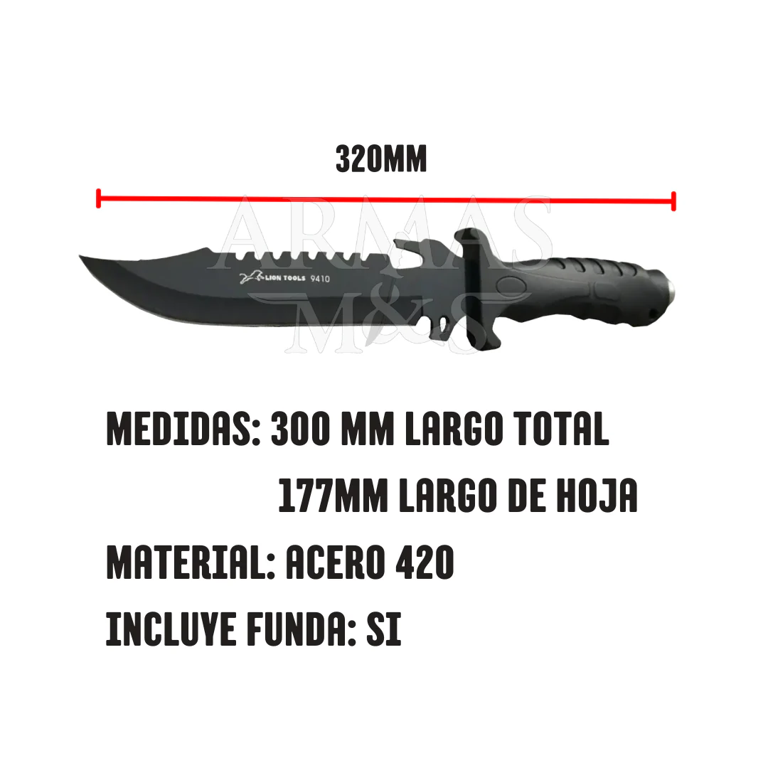 Cuchillo Trailing Point con Sierra LT 9410 - Image 8