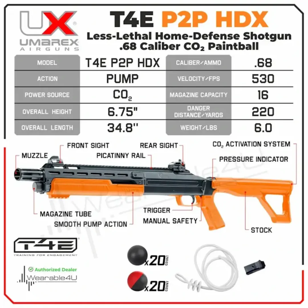 Escopeta P2P HDX 68 "HOME DEFENSE EXTREME" - 530 FPS 40 JOULES - Image 12