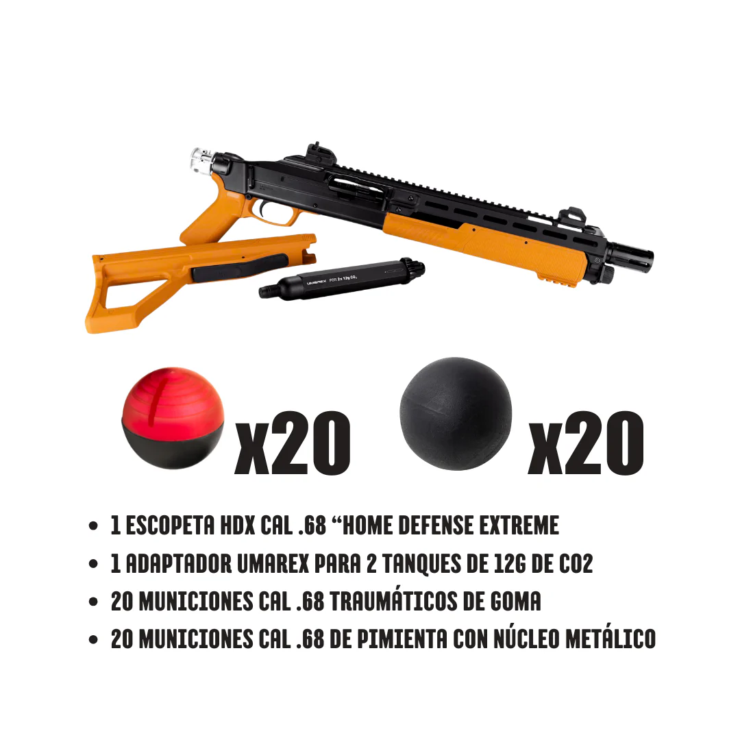 Escopeta P2P HDX 68 "HOME DEFENSE EXTREME" - 530 FPS 40 JOULES - Image 5