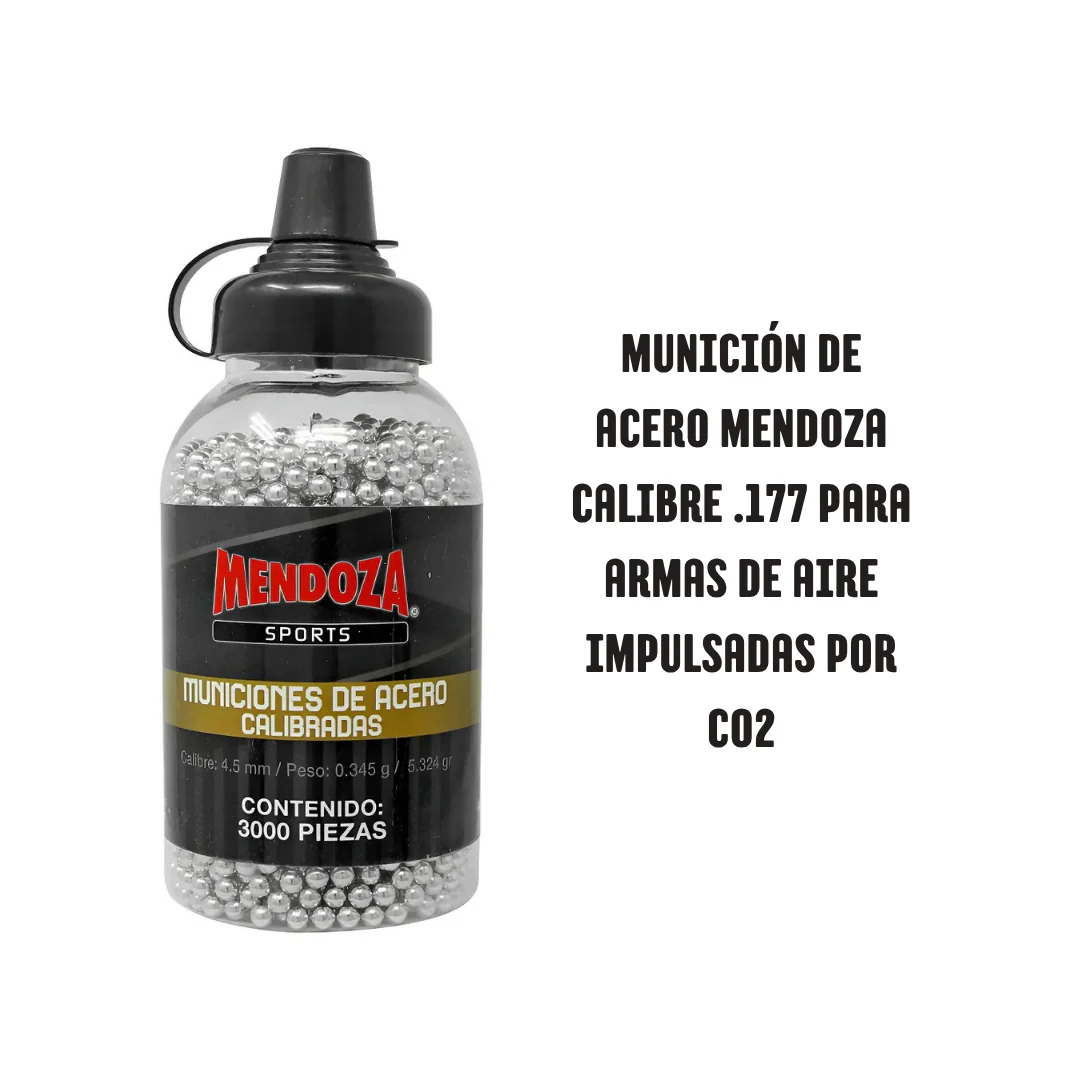 Municiones 4.5mm (Cal .177) para Pistolas de CO2 | 3000 pzas - Image 3