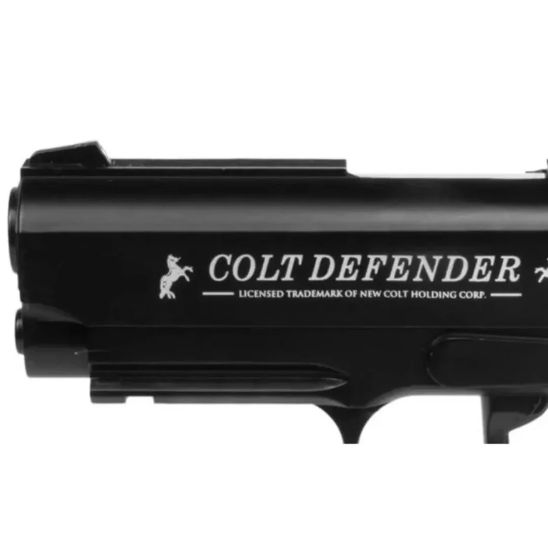 Pistola COLT DEFENDER Negra CO2 BB Cal. .177 4.5mm 410fps - Image 11