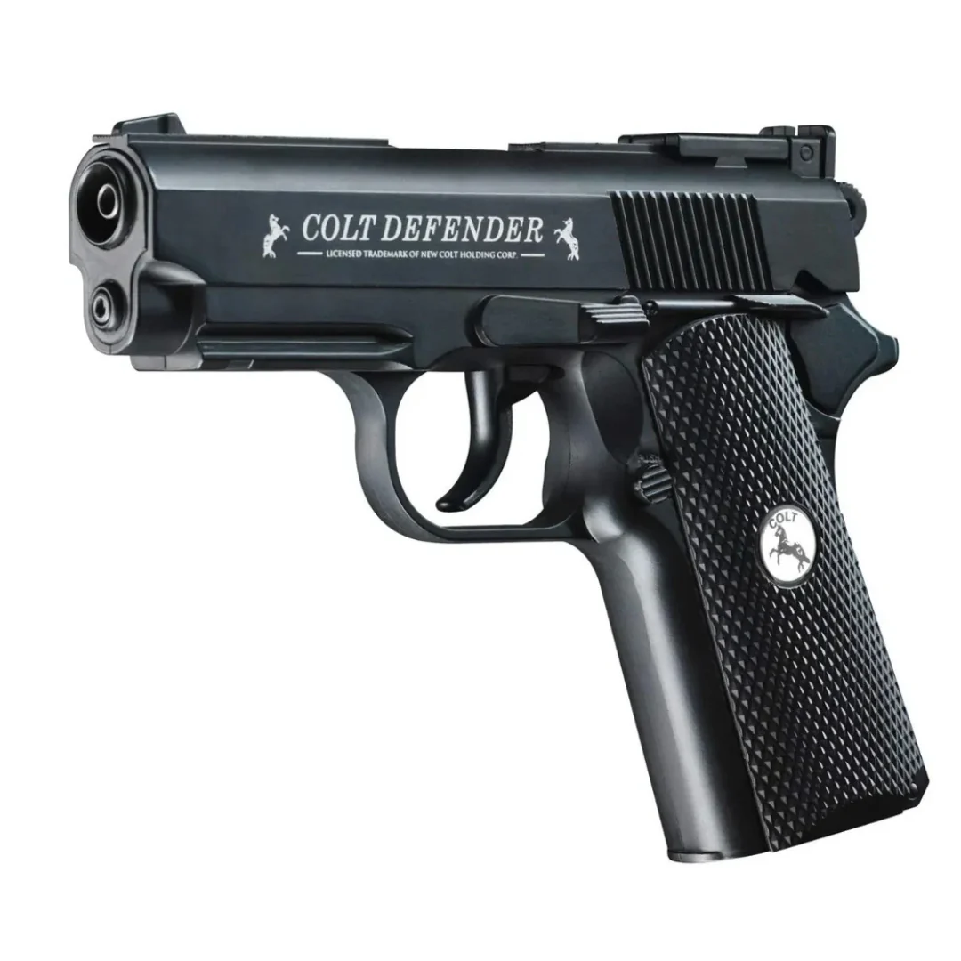 Pistola COLT DEFENDER Negra CO2 BB Cal. .177 4.5mm 410fps - Image 6