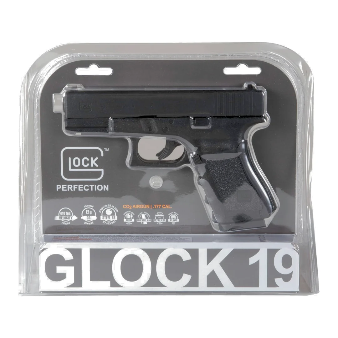 Pistola GLOCK 19 GEN3 Negra CO2 BBs Cal. .177 4.5mm 410 fps - Image 9