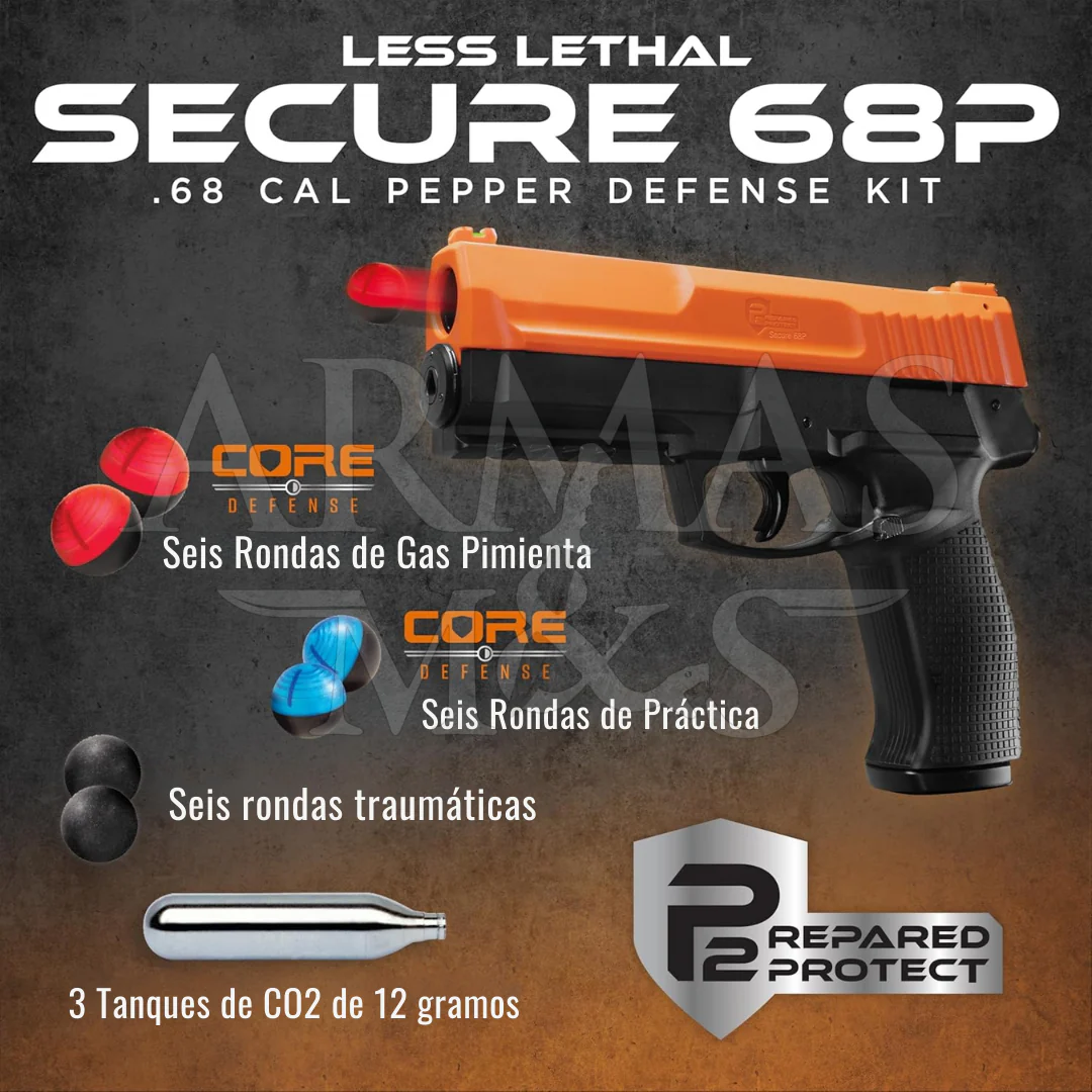 Pistola Traumática De Protección Secure 68P Gas Pimienta Umarex cal. 68 - Image 11