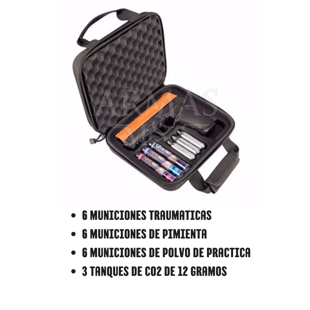 Pistola Traumática De Protección Secure 68P Gas Pimienta Umarex cal. 68 - Image 6