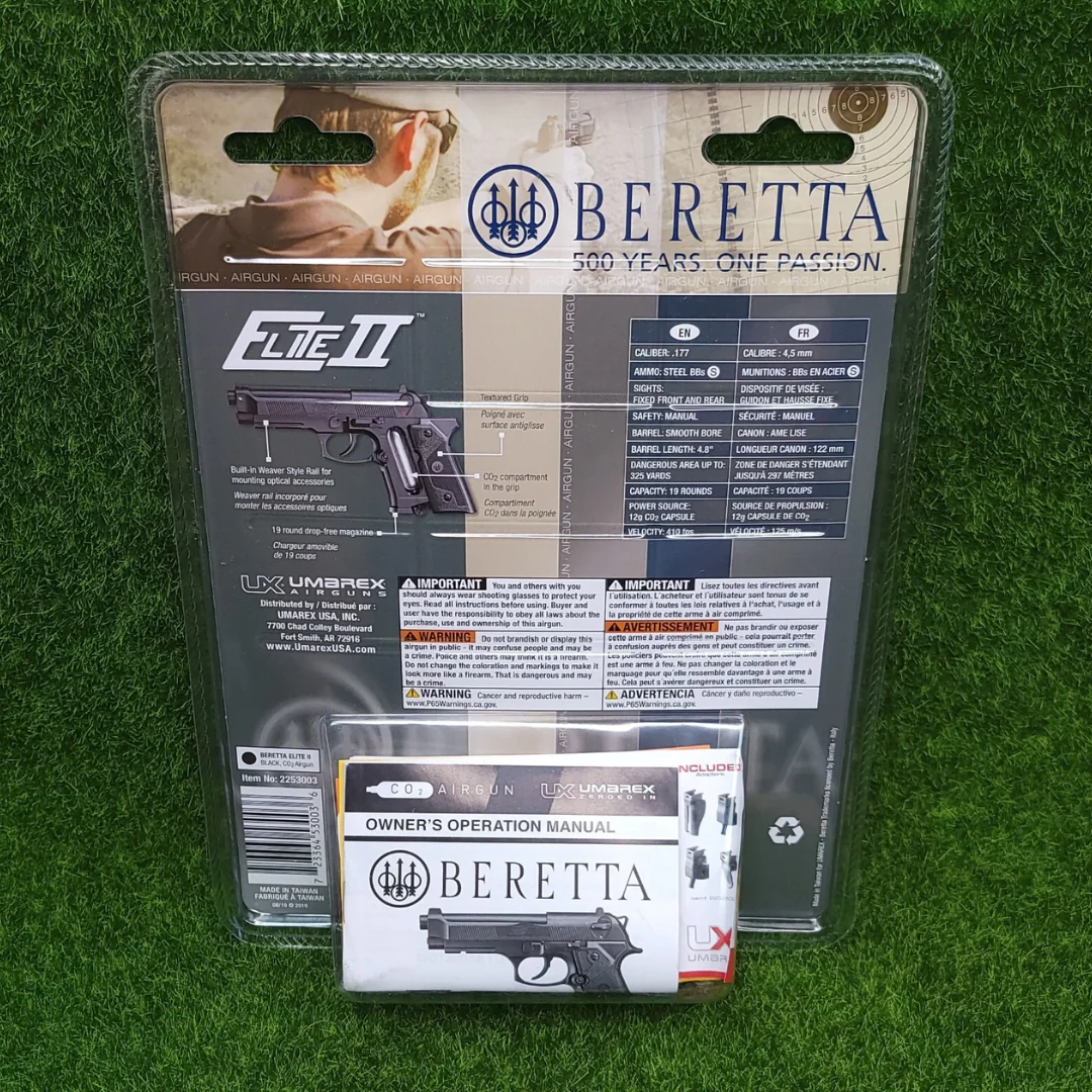 Pistola Umarex Beretta Elite II CO₂ 4.5 mm - Image 12